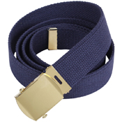 54 Inch Military Gold Buckle Web Belts