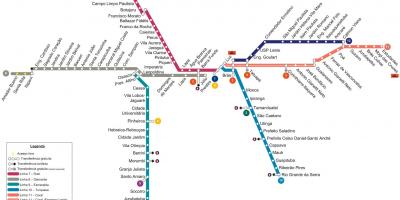 Mapa de São Paulo CPTM