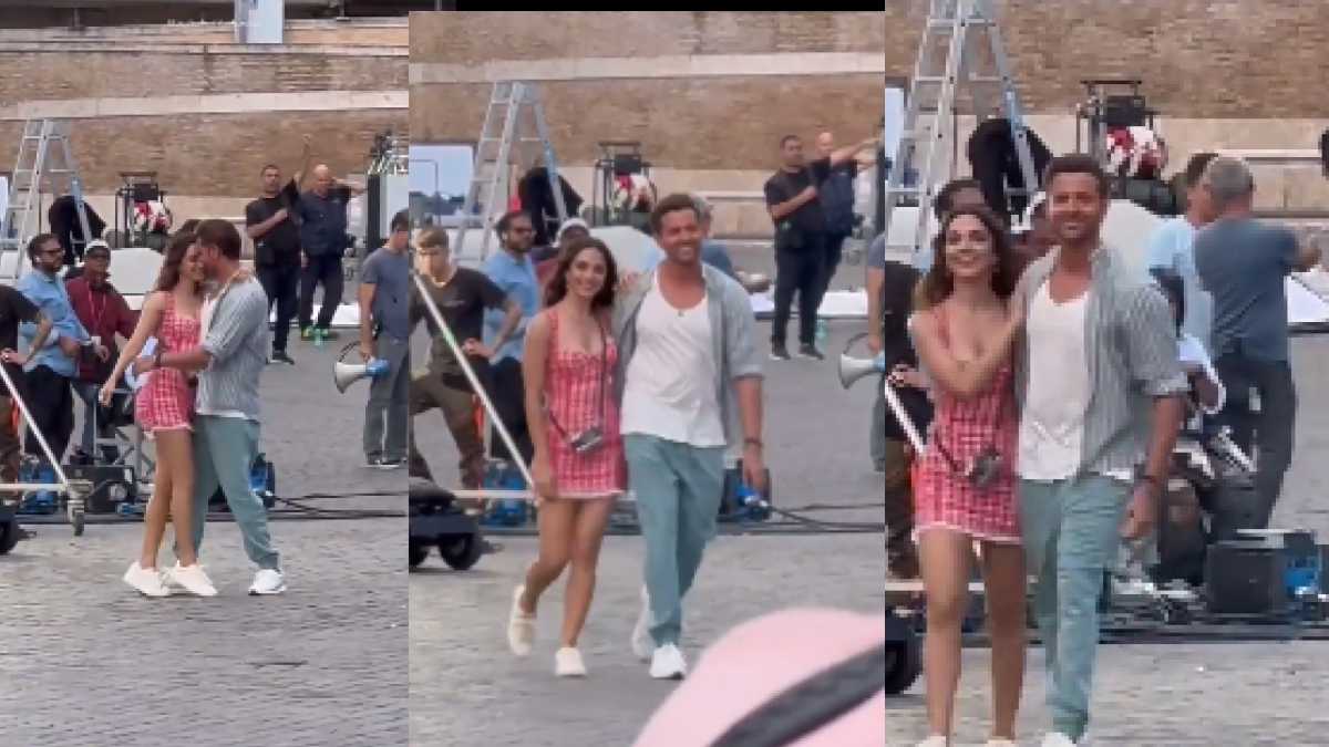 Hrithik Roshan and Kiara Advani’s dance video goes viral from the sets of War 2