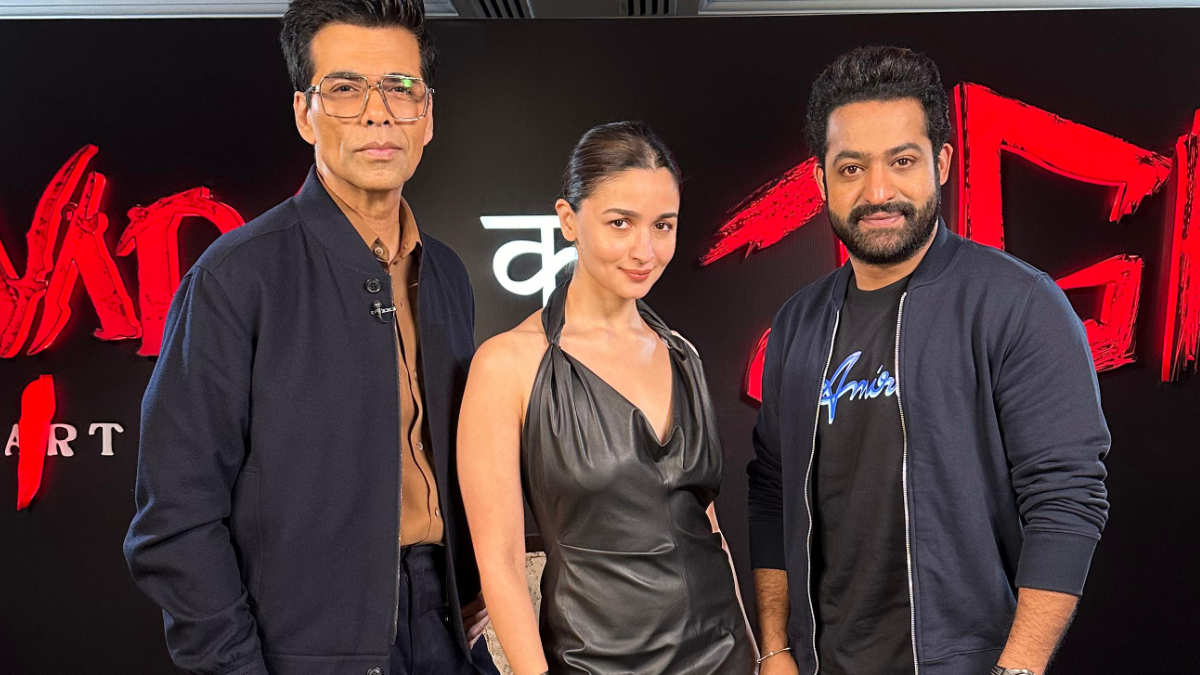 NTR Jr., Alia Bhatt, and Karan Johar unite for blockbuster success with a panel discussion ‘Devara Ka Jigra’