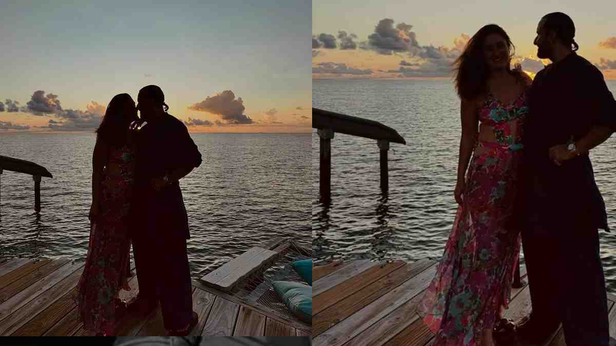 Kareena Kapoor Khan celebrates Diwali sunset with her love Saif Ali Khan; drops romantic pose at exotic vacation pictures