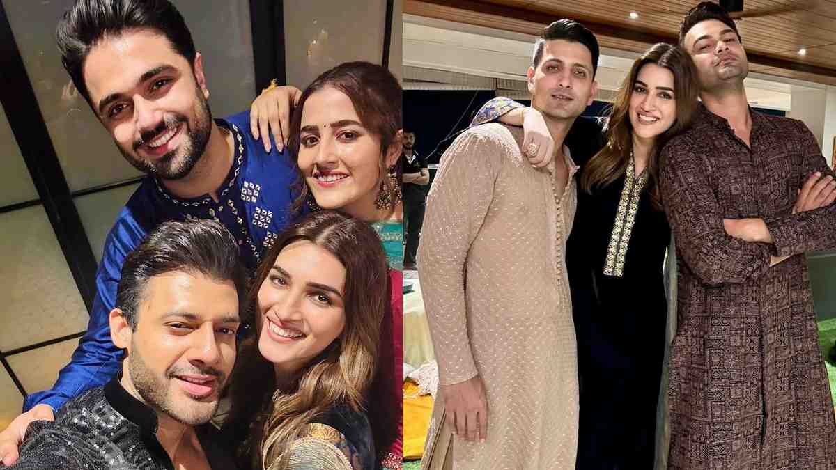 Kriti Sanon celebrates Diwali with rumored boyfriend Kabir Bahia check out pics inside