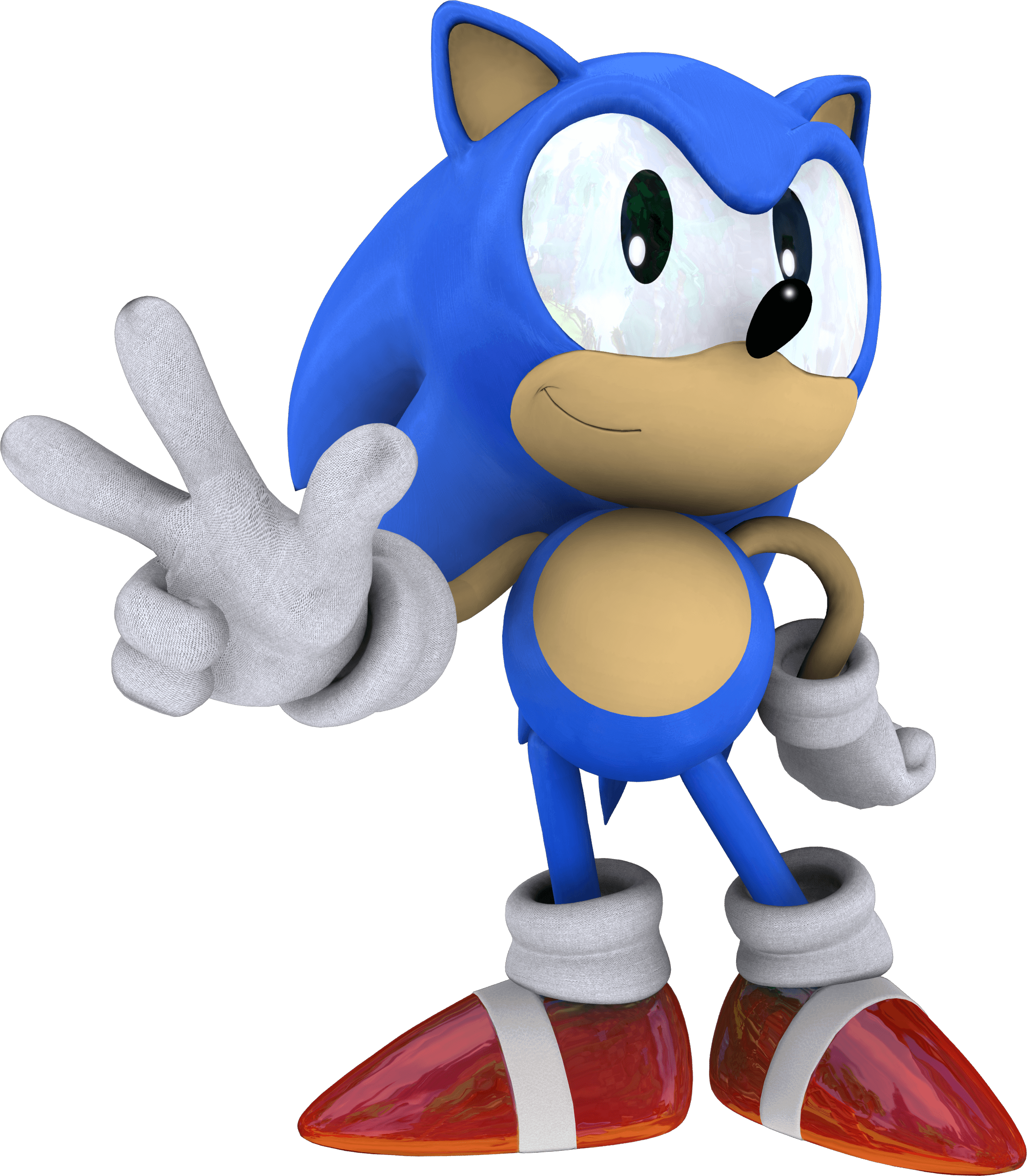 Sonic Smiling Png Download Free At Gpng Net - Reverasite