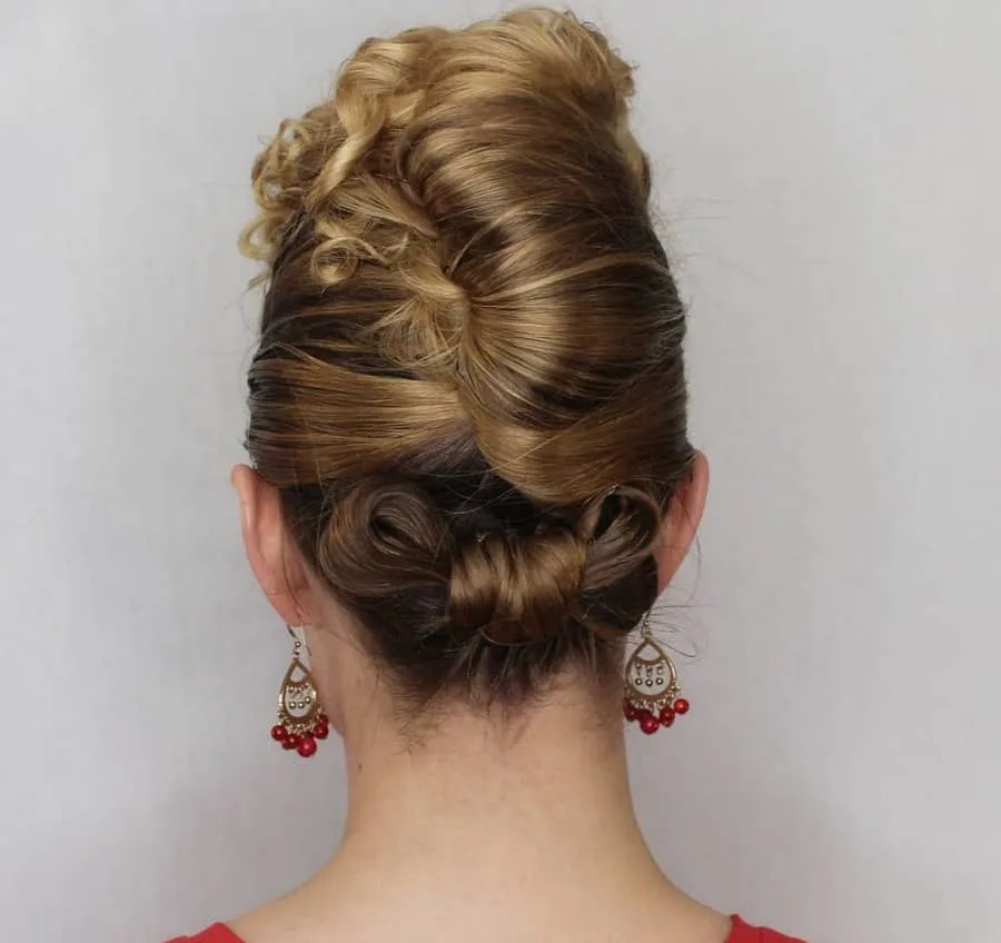 bow bun style