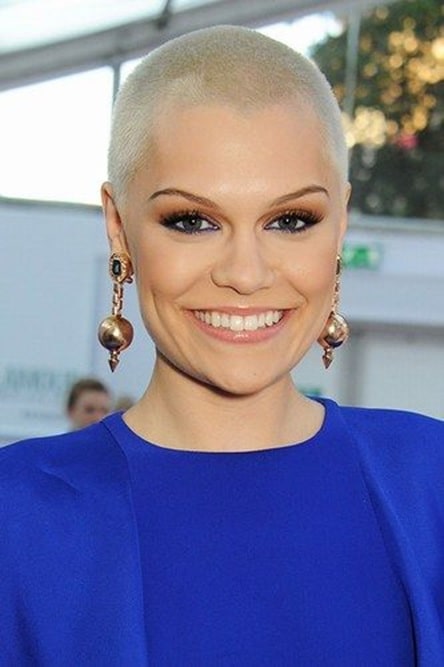 platinum buzz cut for women