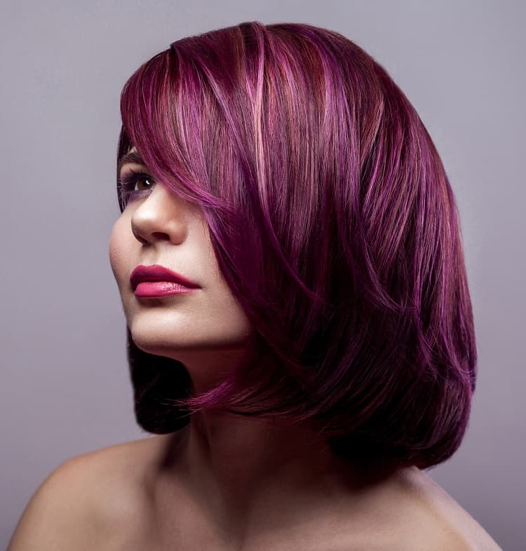 plum hair color