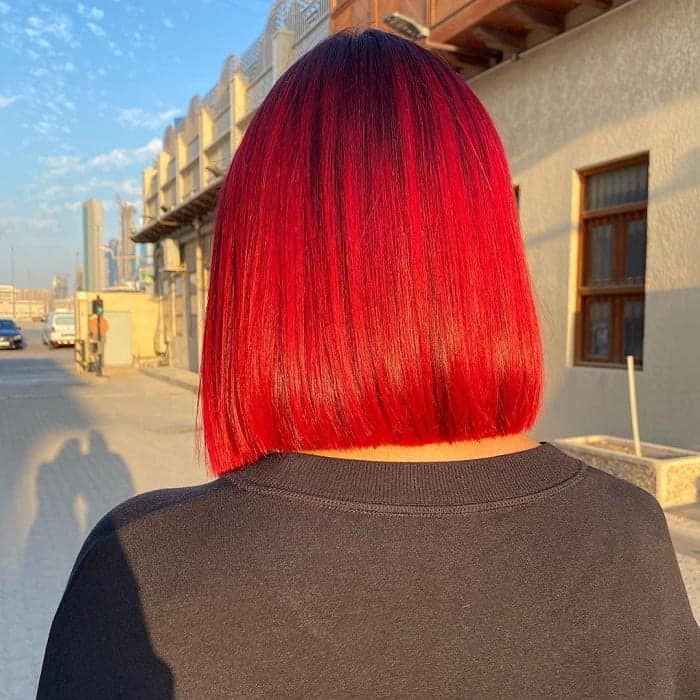 Red Ombre Bob