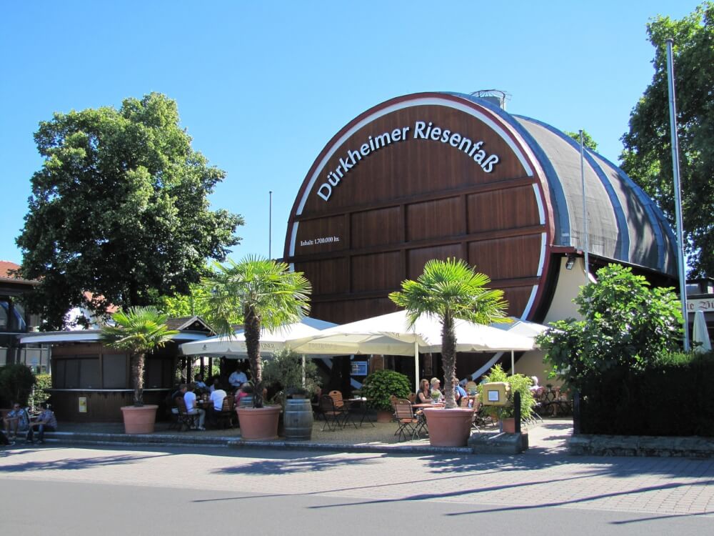 Large wine barrel in Germany