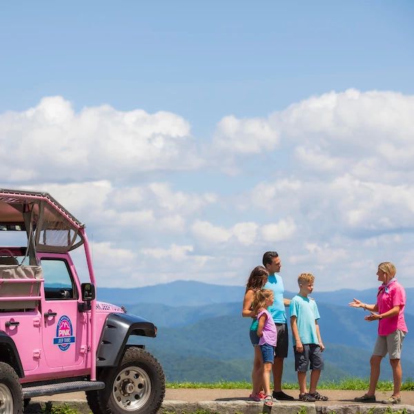 Enjoy our Dollywood Resorts Pink Jeep Adventure Tour Add-Ons offer