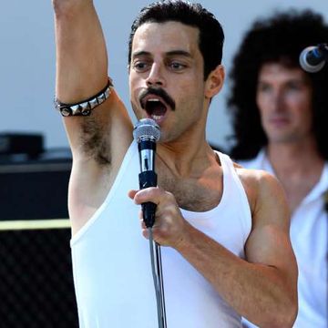 Remi Malek in Bohemian Rhapsody