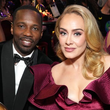 rich paul and adele, 65th grammy awards