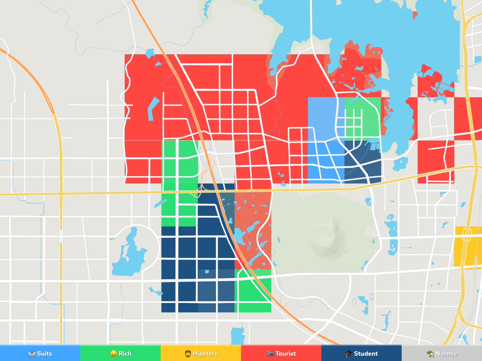 Hefei Neighborhood Map