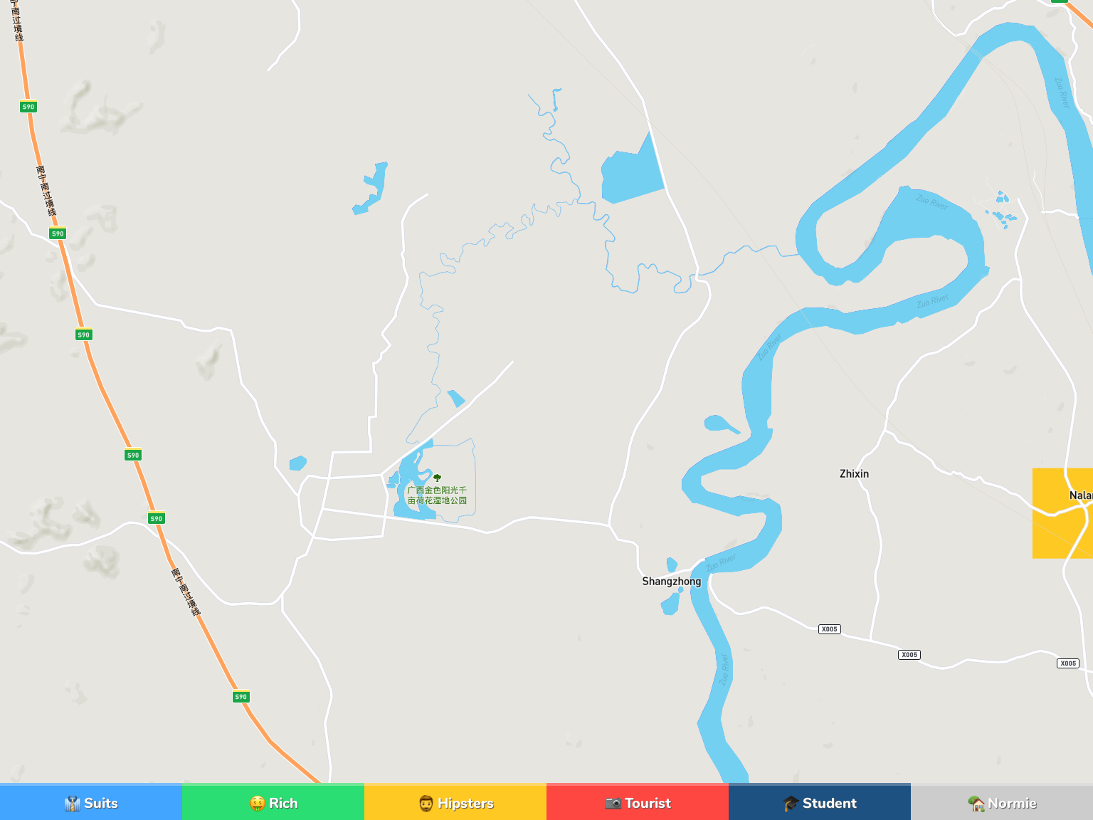 Nanning Neighborhood Map