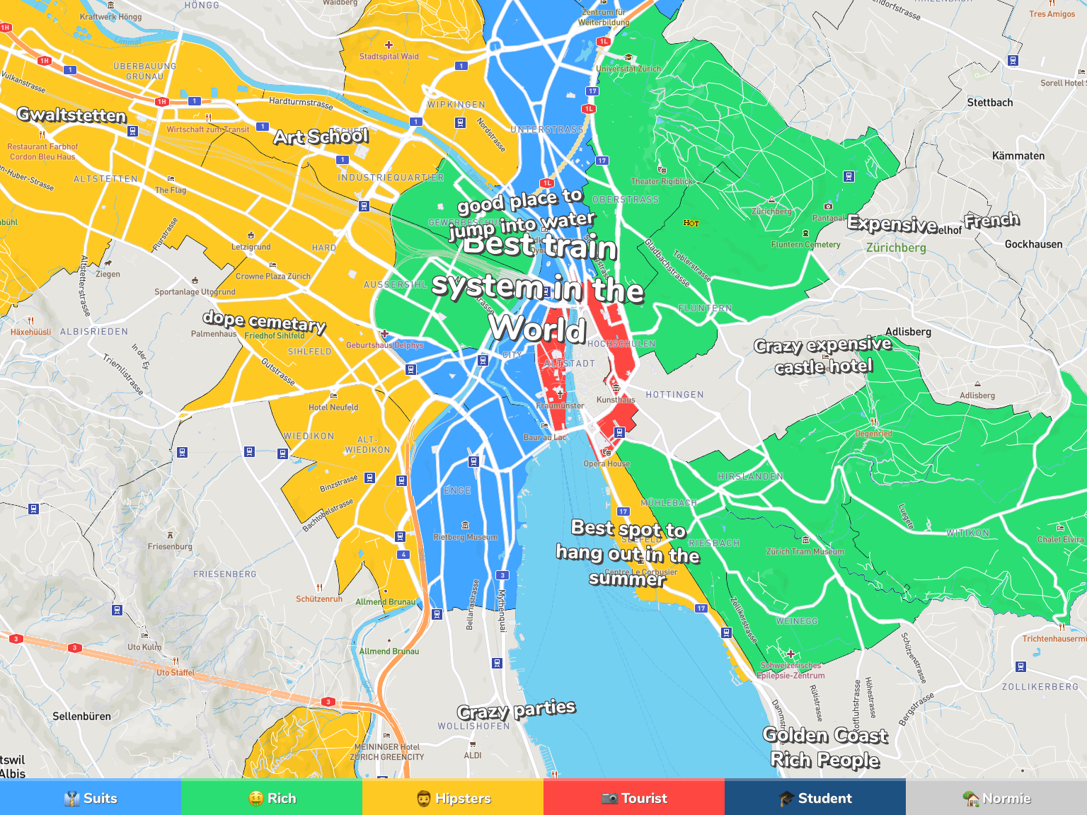 Zurich Map