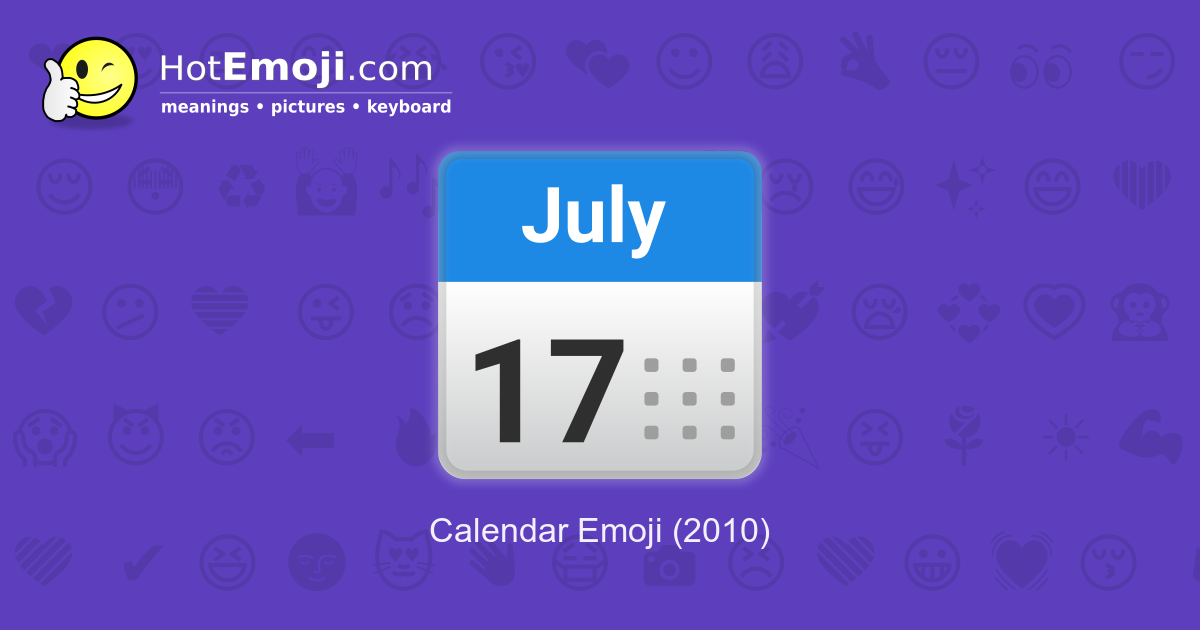 blank calendar emoji Emoji calendar clipart date creazilla transparent