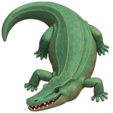 Crocodile Emoji, Apple style