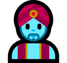 Man Genie Emoji, Microsoft style