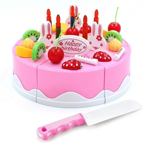 Set Juguete Niñas Pastel Torta Cumpleaños 37 Piezas | Cuotas sin interés