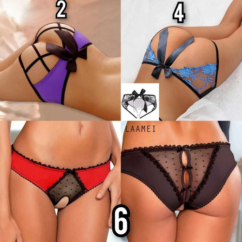 Pack De 2 Pantys Sexy Lenceria Calzon, Encaje, Ropa Interior | MercadoLibre