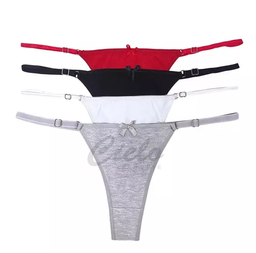 Colaless Regulables De Algodon Pack X12 Ropa Interior Mujer