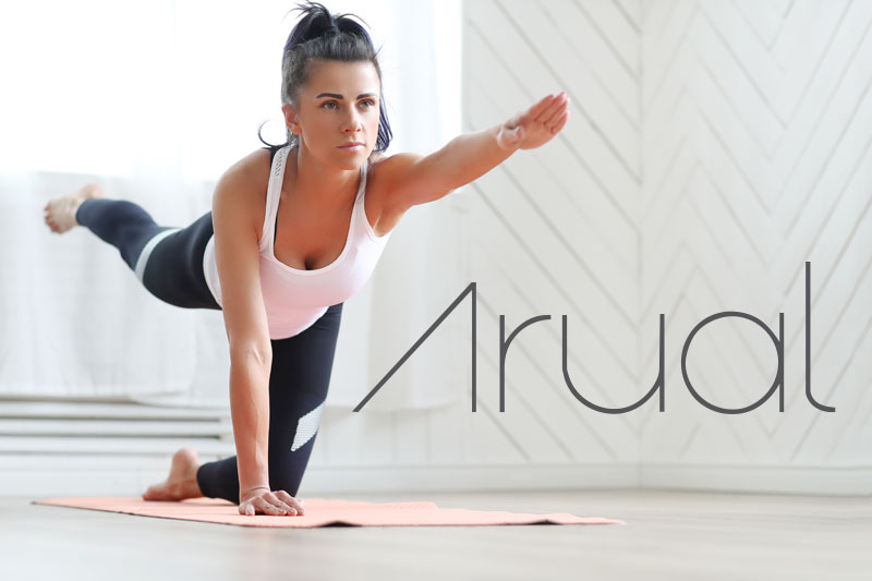 arual yoga font