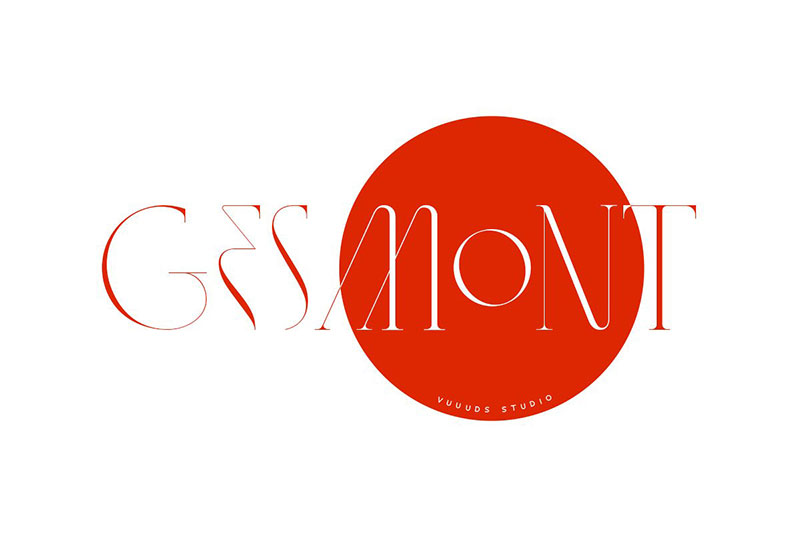 gesmont yoga font