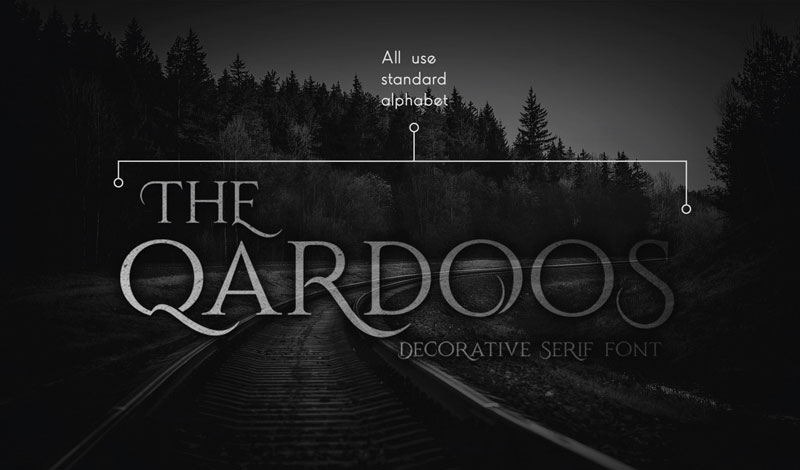 qardoos yoga font