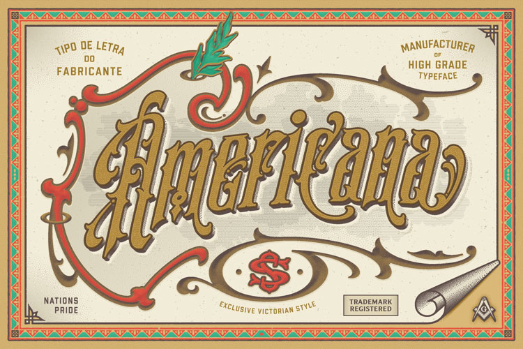 s&s amberosa demo whiskey font