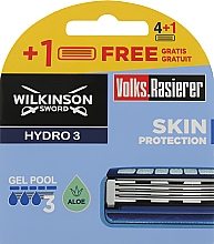 Blade Refill Set "Hydro 3", 5 pcs Wilkinson Sword Hydro 3 Skin Protection Aloe