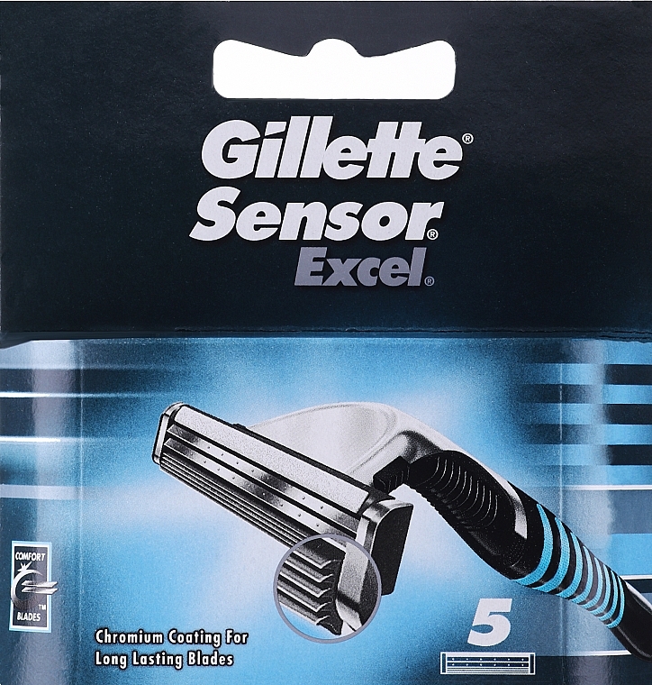 Replacement Shaving Razors, 5 pcs. - Gillette Sensor Excel