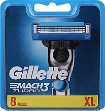 Razor Refills, 8 pcs. Gillette Mach3 Turbo