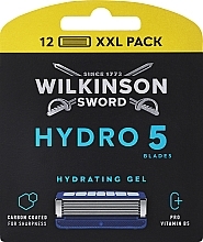 Refill Blade Set "Hydro 5", 12 pcs Wilkinson Sword Hydro 5 Skin Protection Regular