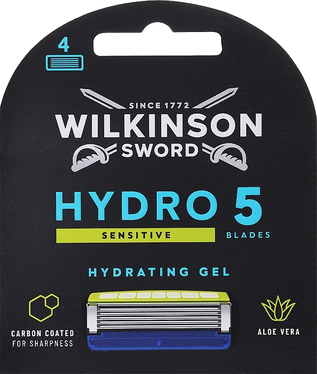 Refill Cartridges, 4 pcs - Wilkinson Sword Hydro 5 Sensitive