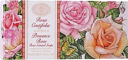 Natural Soap Set "Rose" Saponificio Artigianale Fiorentino Rose (soap/3x125g)