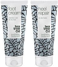 Set Australian Bodycare Foot Care Duo For Dry Feet And Cracked Heels (f/cr/100ml + cr/100ml)