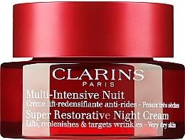 كريم ليلي Clarins Super Restorative Night Wear Very Dry Skin