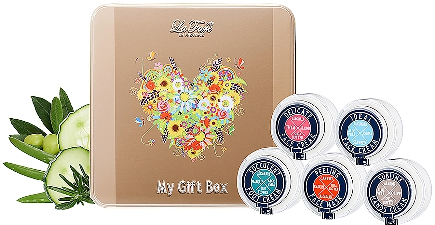 Set - La Fare 1789 Vegan Giftbox (face/cr/2x30ml + face/mask/30ml + hand/cr/30ml + foot/cr/30ml)