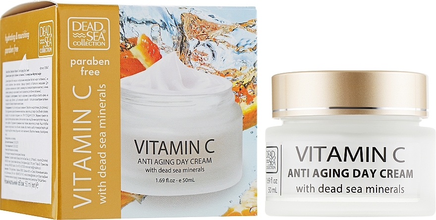 Anti-Wrinkle Day Cream - Dead Sea Collection Vitamin C Day Cream