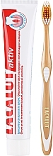 Oral Set, gold brush Toothbrush Set, gold brush