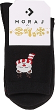 Chaussettes de Noël pour femmes, CSLS250-020, noir Moraj