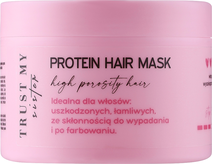 Протеинова маска за коса с висока порьозност - Trust My Sister High Porosity Hair Protein Mask