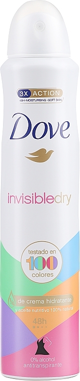 Deospray Antitranspirant Dove Invisible Dry 48H Clean Touch Anti-perspirant