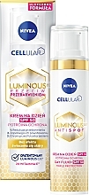 Fluide anti-taches pigmentaires pour visage SPF 50 Nivea Cellular Luminous 630 Anti-Pigmentflecken Tagespflege Fluid