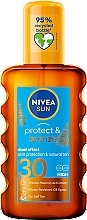 Spray solaire accélérateur de bronzage pour corps Nivea Sun Protect & Bronze SPF30 Dual Effect Spray