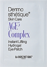 Patchs hydrogel à l'extrait de centella asiatica pour contour des yeux La Biosthetique Dermosthetique Skin Care Age3 Complex Instant lifting Hydrogel Eye Patch