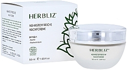 Crème de nuit à l'acide hyaluronique Herbliz