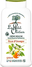 Extra milde Duschcreme mit Orangenblüte Le Petit Olivier Extra Gentle Shower Cream Orange Blossom