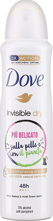 Deospray Antitranspirant Dove Invisible Dry 48H Clean Touch Anti-perspirant