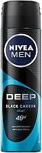 Déodorant spray Nivea Men Deep Black Carbon Beat Anti-Perspirant