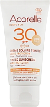 Getönte Sonnenschutzcreme für das Gesicht SPF 30 Acorelle Nature Sun Cream SPF30